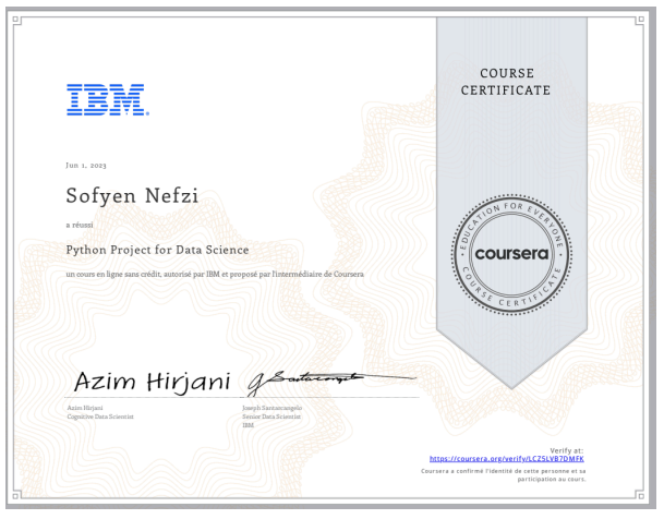 Python Project for Data Science